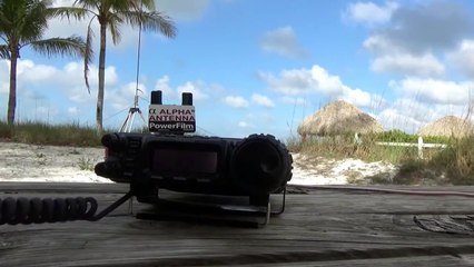 Setup and test video of the tuner free Alpha FMJ multiband Antenna