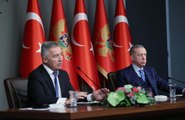 Cumhurbaşkanı Erdoğan ile Karadağ Cumhurbaşkanı Cukanoviç heyetler arası görüşme gerçekleştirdi