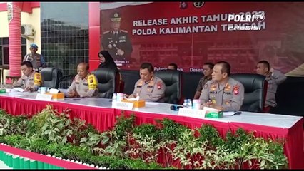 Kapolda Kalteng Paparkan Kinerja & Pencapaian Selama Tahun 2022