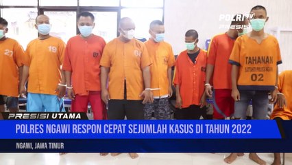 Kapolres Ngawi Pimpin Rilis Akhir Tahun