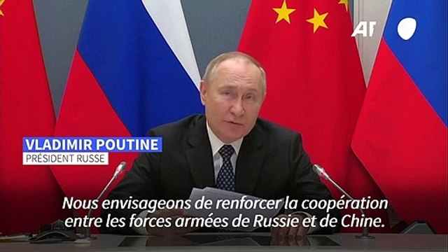 Poutine dit à Xi vouloir renforcer la coopération militaire russo-chinoise