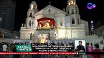 Mga deboto ng Poong Nazareno, dumagsa sa Quiapo Church sa huling Biyernes ng 2022 | SONA