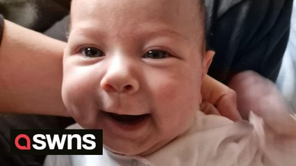 Baby born with half a heart and given "no chance of survival" is now thriving - despite an hour long cardiac arrest