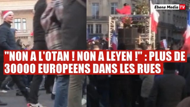 Non a l'OTAN ! Non à l'UE : Plus de 30000 européens marchent dans les rues