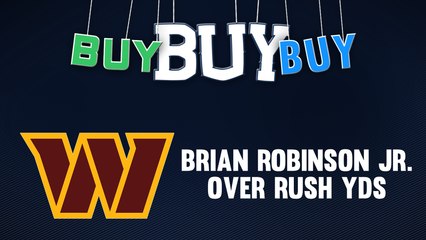 Back Brian Robinson To Go Over His Rushing Yards Total Vs. Browns