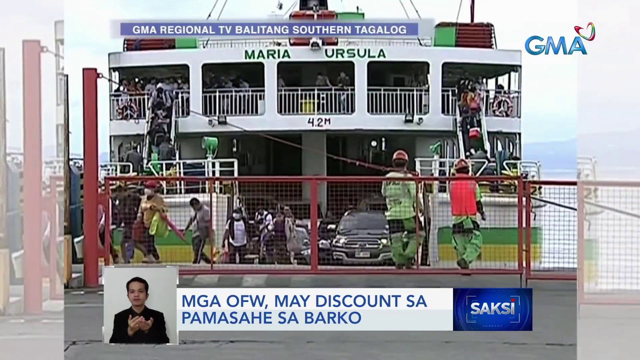 Mga paputok at mga ham, bawal sa Batangas Port | Saksi