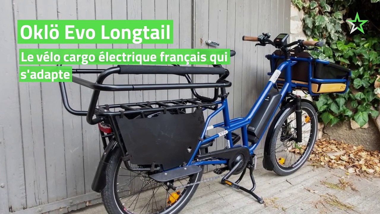 Test Oklö Evo Longtail : le vélo cargo électrique français qui s'adapte