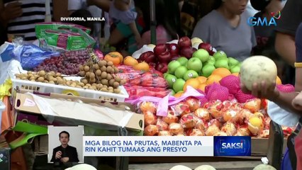 Mga bilog na prutas, mabenta pa rin kahit tumaas ang presyo | Saksi