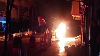 KIZILTEPE'DE ELEKTRİK TRAFOSU YANDI