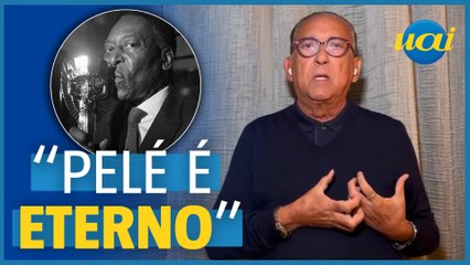 Galvão lamenta morte do 'amigo' Pelé: 'Primeiro e único!'