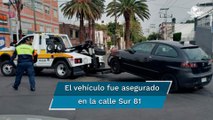 Policía de CDMX asegura vehículo involucrado en ataque armado contra Ciro Gómez Leyva