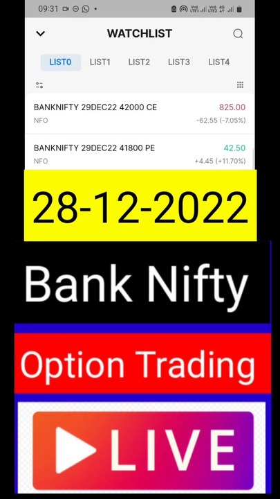 600/- Today Profit Scalping Trading Banknifty Option Trading Live Video - 28-12-2022