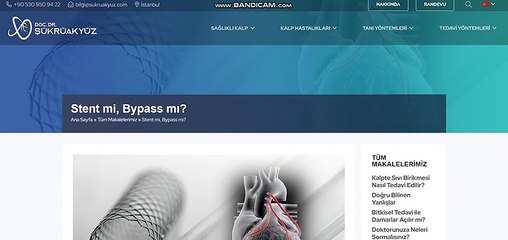 Stent mi Bypass mı?