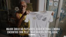 Maior ídolo do Paysandu, Quarentinha lembra encontro com Pelé: 'Não haverá outro igual'