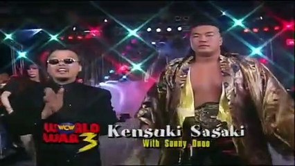 Kensuke Sasaki (c) (w/Sonny Onoo) Vs. Chris Benoit (WCW United States Heavyweight Championship)
