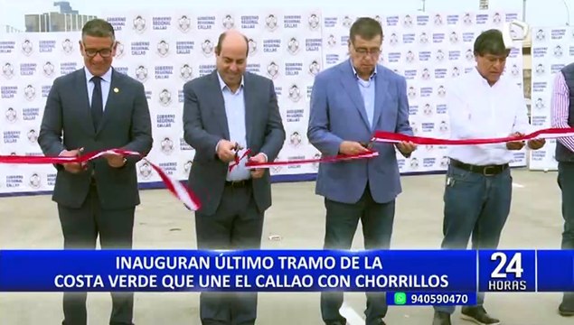 Inauguran último tramo de la Costa Verde del Callao que une Chorrillos - La Punta