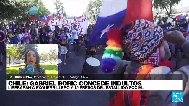 Informe desde Santiago: Boric indultó a 12 personas condenadas durante el estallido social