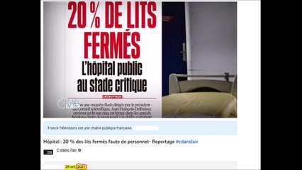 La situation à l'hôpital est catastrophique ! Mais c'est tout le système de santé qui est dans cet état...  1/2