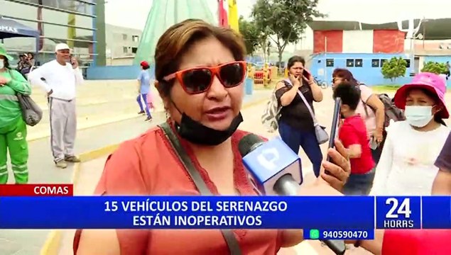 Comas: 15 vehículos del serenazgo se encuentran en estado de abandono