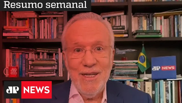 Alexandre Garcia faz sua costumeira análise dos principais fatos da semana