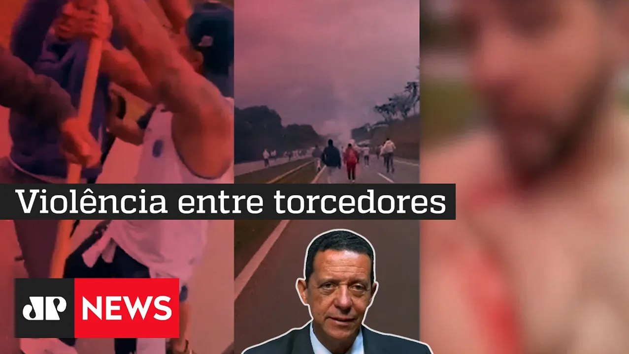 Torcidas organizadas de Cruzeiro e Palmeiras brigam na BR-381