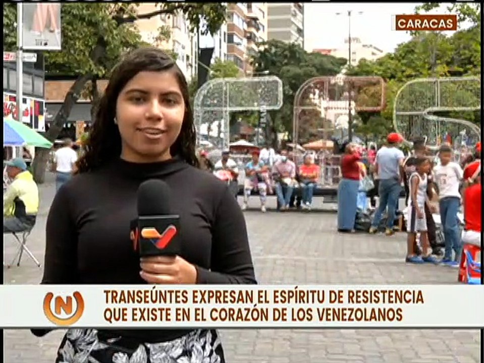 Transeúntes de Caracas esperan un año 2023 lleno de éxitos y salud