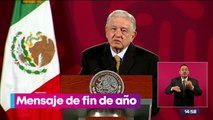 López Obrador expresa sus mejores deseos para los mexicanos por el año nuevo