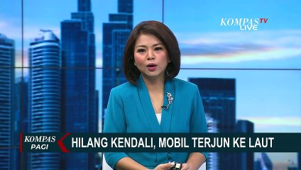Sopir Diduga Hilang Kendali, Mobil Rombongan Wisatawan Terjun ke Laut di Dermaga Panton Bagan