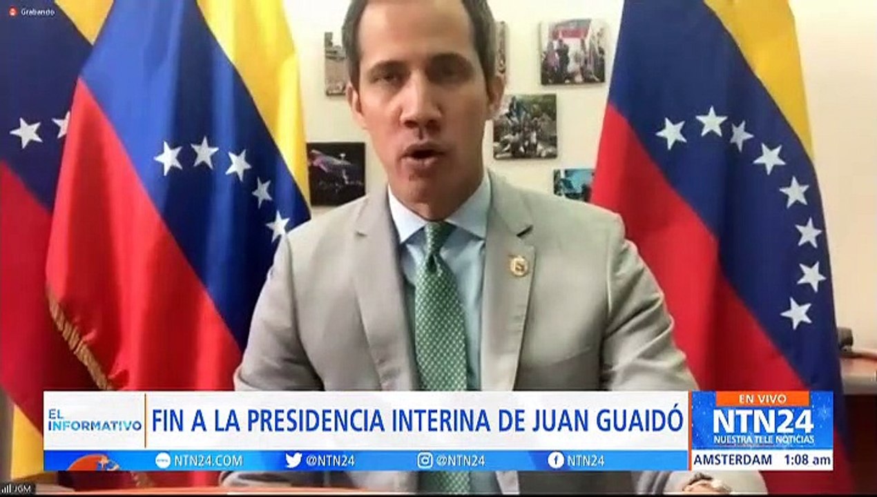 Esta es la reacción de Juan Guaidó tras el fin de su "Gobierno interino" en Venezuela