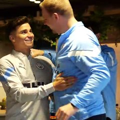 El recibimiento del Manchester City a Julián Álvarez