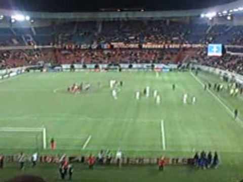 PSG-bastia cdf fin du match joueurs PSG