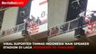 Viral Suporter Timnas Indonesia Naik Speaker Stadion di Laga Indonesia vs Thailand