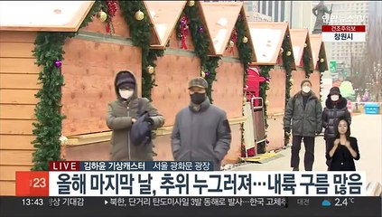 [날씨] 새해 앞두고 추위 주춤…서쪽 미세먼지 나쁨