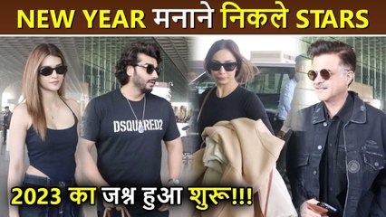 Malaika, Arjun, Kriti, Varun, Anil Leave For New Year Celebration 2023