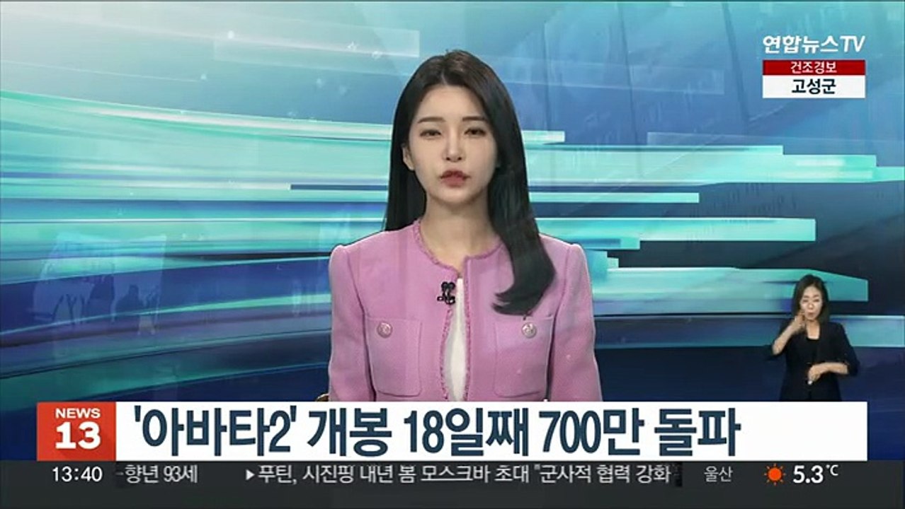 '아바타2' 개봉 18일째 700만 돌파…'공조2' 제쳐