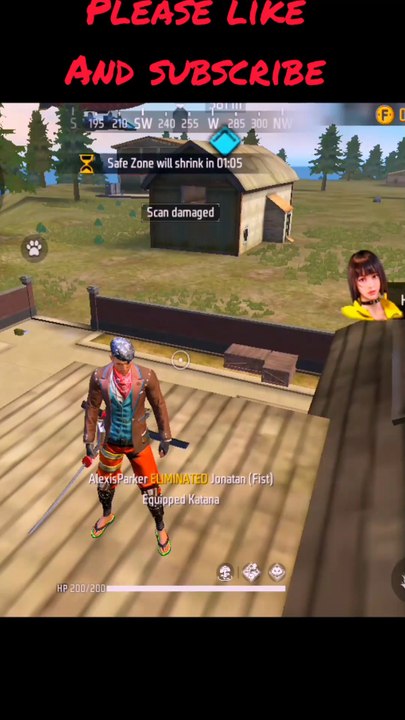 Free fire gameplay short