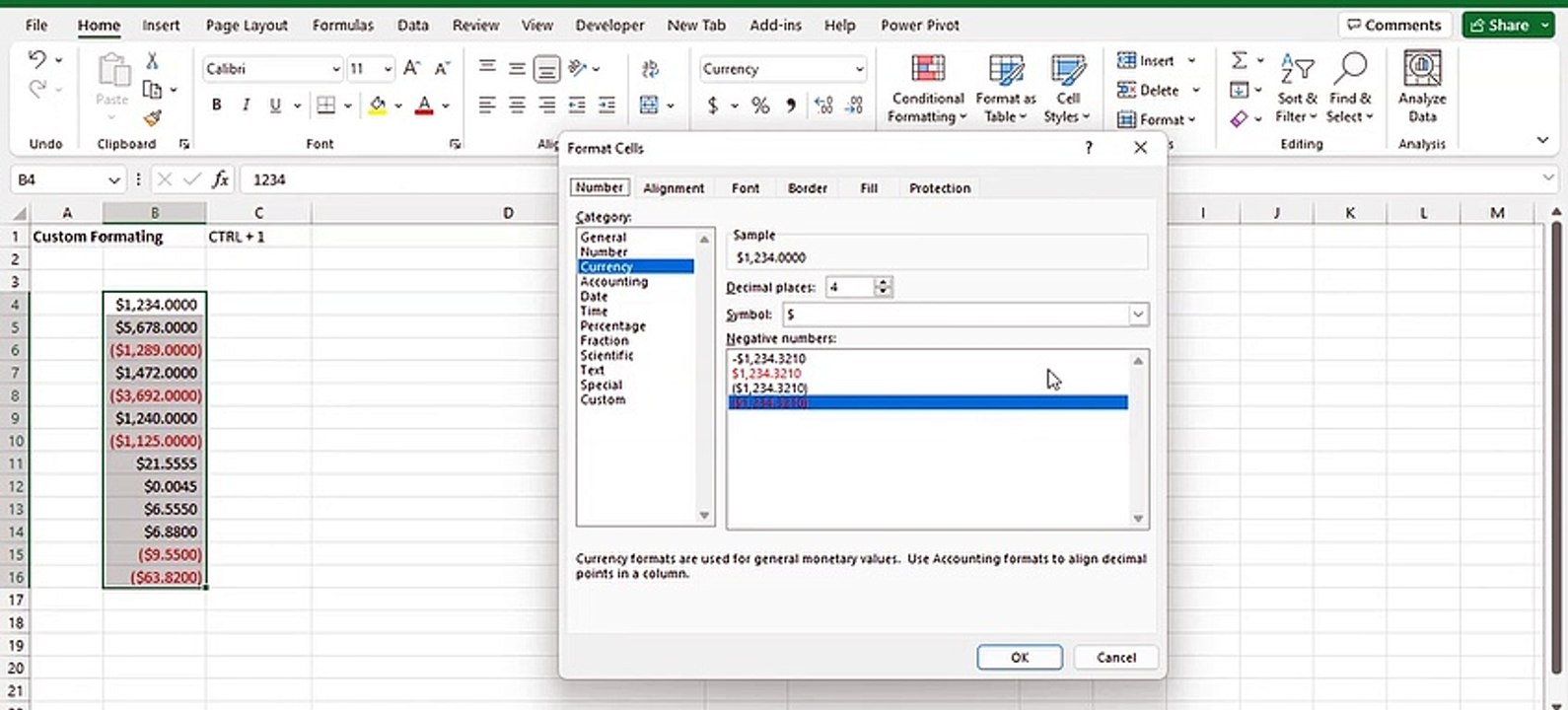 Custom Formating 01