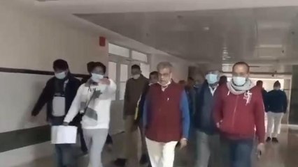 बरेली: 300 बेड कोविड हॉस्पिटल का वन मंत्री डॉ अरुण कुमार ने किया निरीक्षण