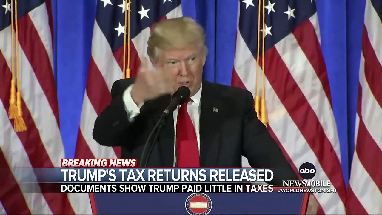 Les déclarations d'impôts de l'ancien président Donald Trump ont été rendues publiques par une commission parlementaire américaine, à l'issue d'une longue bataille judiciaire - VIDEO