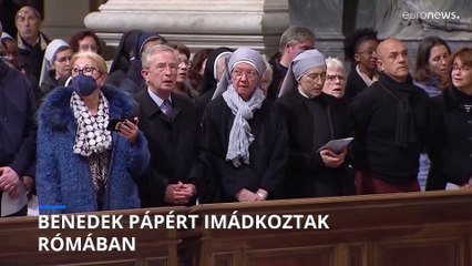 Speciális misét celebráltak Benedek pápa egészségéért Rómában
