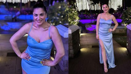 Shraddha Arya Deep Neck Sky Blue Dress में ढाया कहर, Fans ने दिया Shocking Reaction | *Entertainment