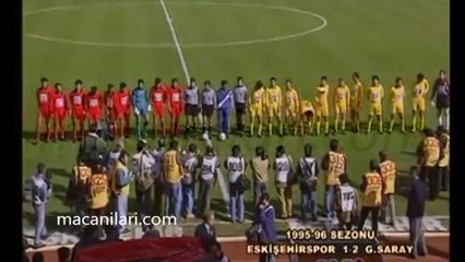 Eskişehirspor 1-2 Galatasaray 04.11.1995 - 1995-1996 Turkish 1st League Matchday 11