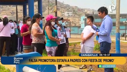 Falsa promotora de eventos se lleva más de S/4 mil y deja sin fiesta de promoción a alumnos
