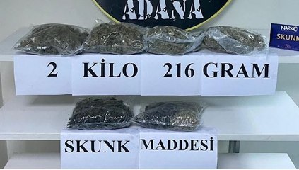 TIR’daki aracın içinden 2 kilo uyuşturucu çıktı