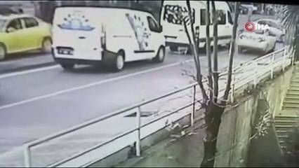 Aceleciliğin sonu kazayla bitti, o anlar kamerada