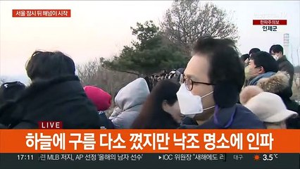 서울, 잠시 뒤 해넘이…낙조 보며 한 해 마무리