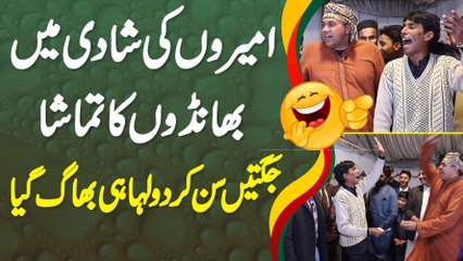 Ameeron Ki Shadi Me Bhandon Ka Tamasha - Jugtain Sun Kar Dulha Bhi Bhag Gaya - Funny Video