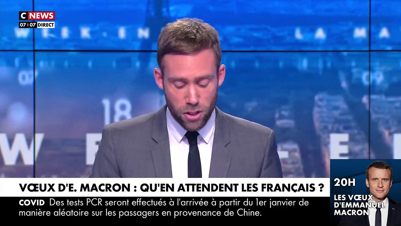 31 décembre: Le Président de la République Emmanuel Macron va présenter ce soir à 20h ses voeux - Qu'en attendent les Français ? - Regardez