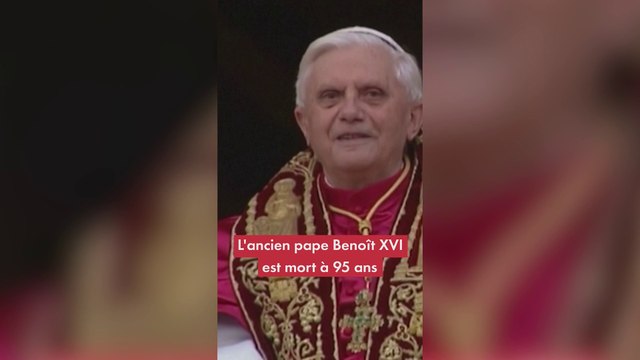 Le pape émérite Benoît XVI est mort à l'âge de 95 ans