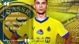 Cristiano Ronaldo completes deal to join Saudi Arabian club Al Nassr